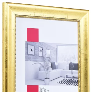 Barockrahmen Profil 95 breit 60x80 cm | gold | Normalglas (2 mm)