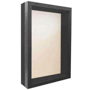 Unibox Bilderrahmen 15x20 cm | grau-schwarz | Normalglas (2 mm)
