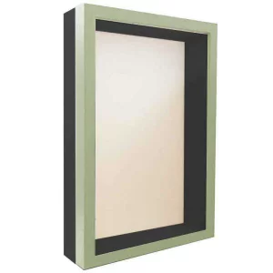 Unibox Bilderrahmen 15x20 cm | grün-schwarz | Normalglas (2 mm)