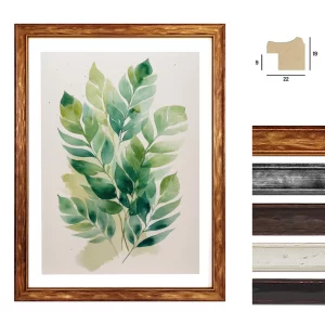 Holz-Bilderrahmen Wanda