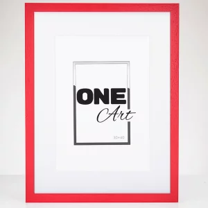 Houten lijst Batino met passe-partout