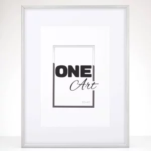 Cadre en aluminium Amelia avec passe-partout