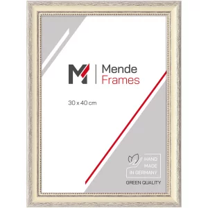 Holz-Bilderrahmen Engsle 10x10 cm | Creme | Normalglas (2 mm)