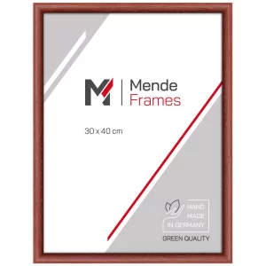 Holz-Bilderrahmen Lisbon nach Maß Mahagoni | Normalglas (2 mm)