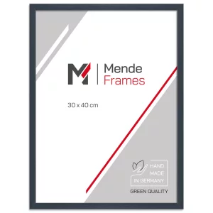 Holz-Bilderrahmen Macmac 29,7x42 cm (A3) | Dunkelblau | Normalglas (2 mm)