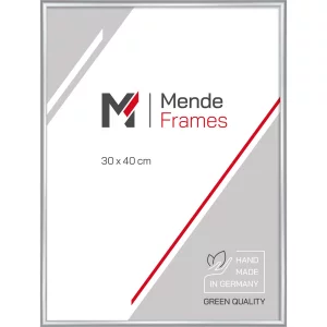 Alu-Bilderrahmen Arun 20x20 cm | Silber matt | Normalglas (2 mm)