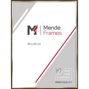 Alu-Bilderrahmen Arun nach Maß Braun | Normalglas (2 mm)