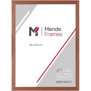 Holz-Bilderrahmen Boti 10x10 cm | Braun | Normalglas (2 mm)