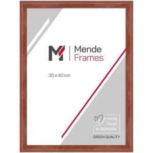 Holz-Bilderrahmen Gura nach Maß Mahagoni | Normalglas (2 mm)