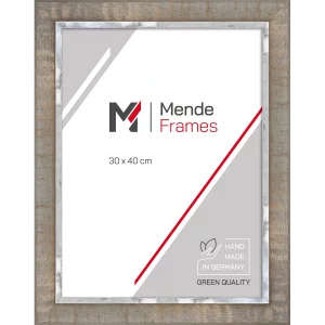 Holz-Bilderrahmen Martins 10x10 cm | Taupe | Spiegel