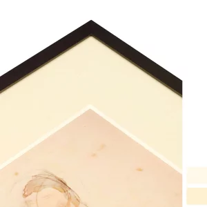 2,3 mm Passepartout in Museumsqualität mit individuellem Ausschnitt