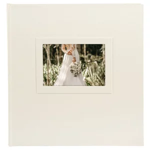 Fotoalbum Herzklopfen mit 60 weißen Seiten zum Einkleben, 30x31 cm