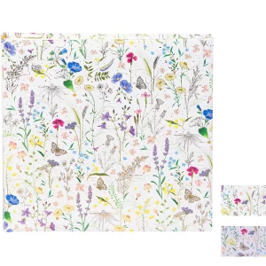 Fotoalbum Summer Meadow mit 60 weißen Seiten zum Einkleben, 25x25 cm