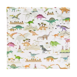 Fotoalbum Dinosauria mit 60 weißen Seiten zum Einkleben, 25x25 cm