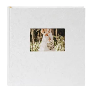 Fotoalbum Romeo mit 100 weißen Seiten zum Einkleben, 30x31 cm