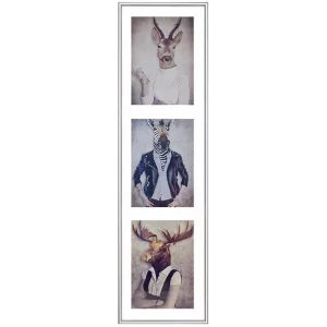 Kunststoff Galerierahmen Napoli für 3 Bilder
