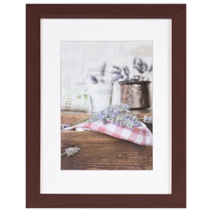 Holz Bilderrahmen Jardin mit Passepartout
