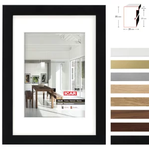 MDF Bilderrahmen Osara mit Passepartout