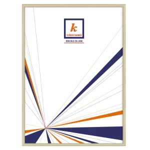 Alu-Bilderrahmen Miguel 29,7x42 cm (A3) | Sandgelb | Normalglas (2 mm)