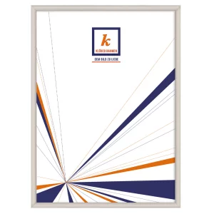 Alu-Bilderrahmen Enzo 20x30 cm | Pastellcreme | Normalglas (2 mm)