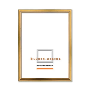 Holz-Bilderrahmen Terrassa 20x30 | altgold | Normalglas (2 mm)