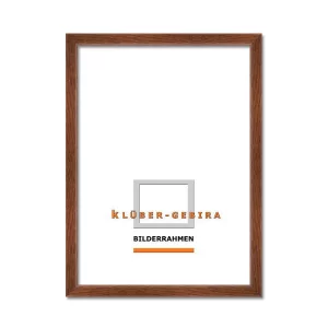 Holz-Bilderrahmen Calvia 20x30 | Nussbaum | Normalglas (2 mm)