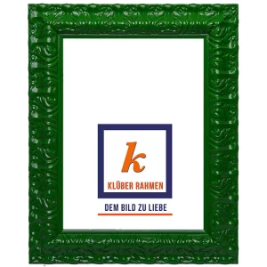 Barockrahmen Salamanca Color nach Maß army green | Normalglas (2 mm)