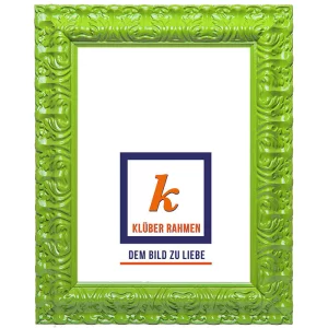 Barockrahmen Salamanca Color 30x40 | apple green | Normalglas (2 mm)