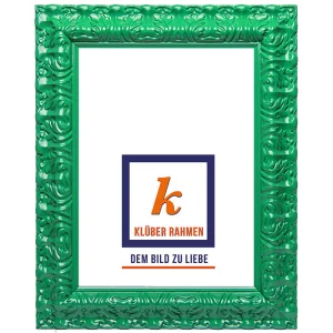 Barockrahmen Salamanca Color 30x40 | emerald | Normalglas (2 mm)