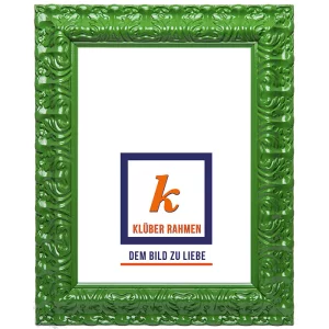 Barockrahmen Salamanca Color 30x40 | forest green | Normalglas (2 mm)