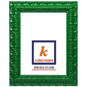 Barockrahmen Salamanca Color 30x40 | hunter green | Normalglas (2 mm)