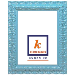 Barockrahmen Salamanca Color 30x40 | light blue | Normalglas (2 mm)