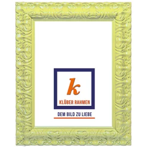 Barockrahmen Salamanca Color 30x40 | light yellow | Normalglas (2 mm)