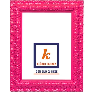 Barockrahmen Salamanca Color 30x40 | magenta | Normalglas (2 mm)