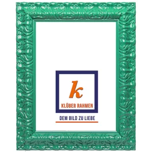Barockrahmen Salamanca Color 30x40 | sea green | Normalglas (2 mm)