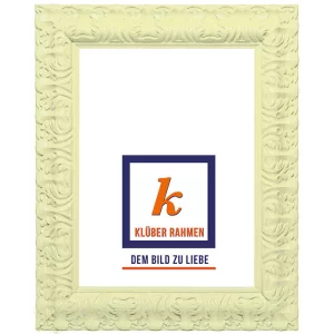 Barockrahmen Salamanca Color 30x40 | vanilla | Normalglas (2 mm)