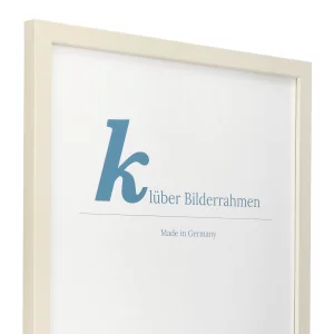 Holz-Bilderrahmen Prisma 40x40 | Beige | Normalglas (2 mm)