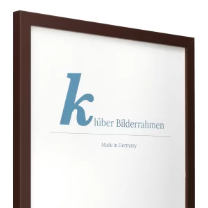 Holz-Bilderrahmen Prisma 40x40 | Braun | Normalglas (2 mm)