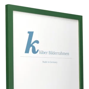 Holz-Bilderrahmen Prisma 40x40 | Dunkelgrün | Normalglas (2 mm)