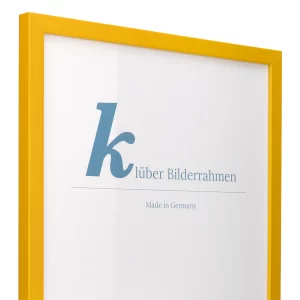 Holz-Bilderrahmen Prisma 40x40 | Gelb | Normalglas (2 mm)