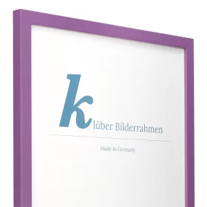 Holz-Bilderrahmen Prisma 40x40 | Lila | Normalglas (2 mm)
