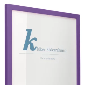 Holz-Bilderrahmen Prisma 40x40 | Violett | Normalglas (2 mm)