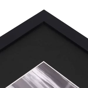 1,3 mm Passepartout mit individuellem Ausschnitt 20x30 cm | Schwarz