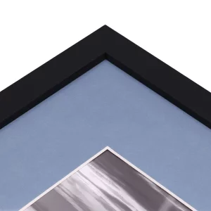 1,3 mm Passepartout mit individuellem Ausschnitt 20x30 cm | Taubenblau
