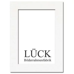 Standard-Passepartout 13x18 cm (9x13 cm) | Mineralweiß