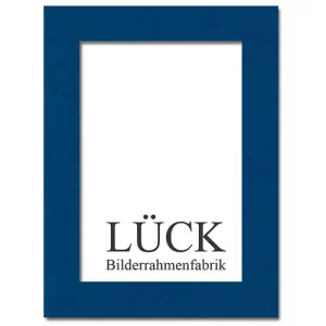 Standard-Passepartout 13x18 cm (9x13 cm) | Mykonosblau