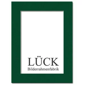 Standard-Passepartout 13x18 cm (9x13 cm) | Piniengrün
