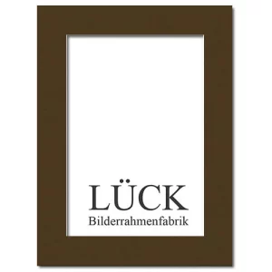 Standard-Passepartout 13x18 cm (9x13 cm) | Schokoladenbraun