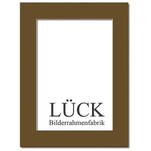 Passepartout nach Maß Espresso