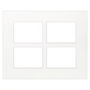 2,5 mm Passepartout in Museumsqualität, 30x40 cm (4x 10x15 cm)